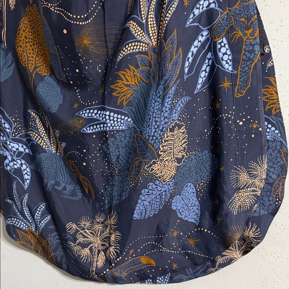 FARM Rio Navy Blue Strapless Top (blouse) NWT. Off the shoulder mini dress - Picture 10 of 10